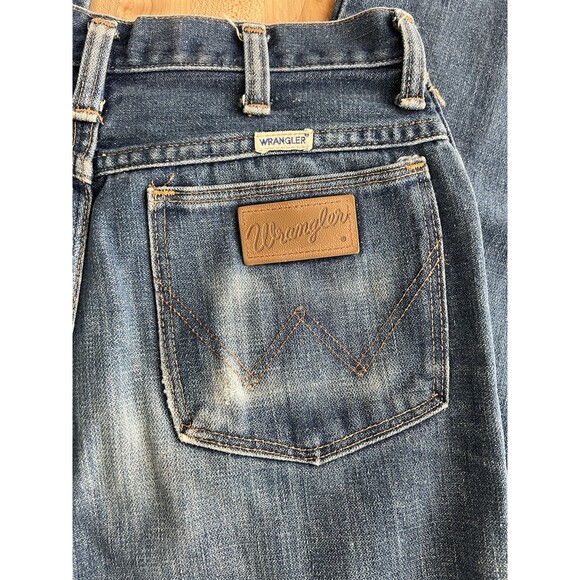 Vintage 70s Wrangler 945 Bootcut Jeans Talon Zipper Made in USA 29 x 33 - Picture 3 of 7
